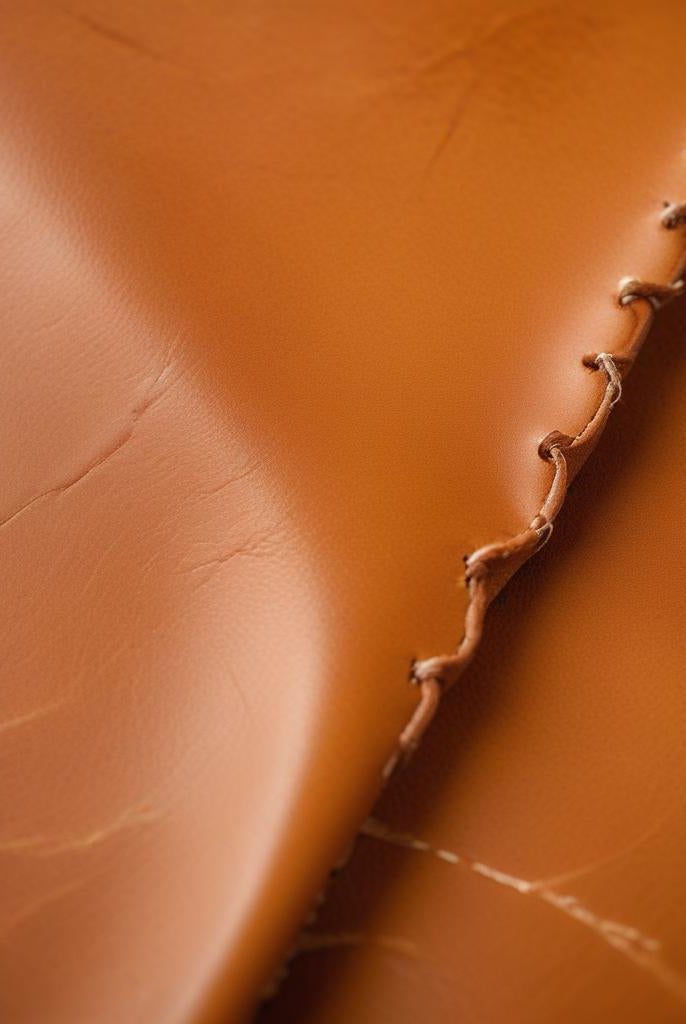 3 leather grain macro