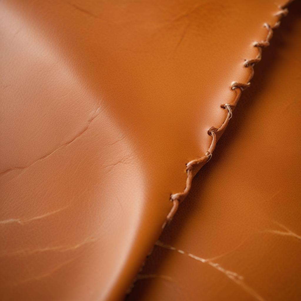 3 leather grain macro